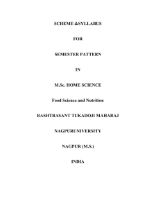 SCHEME &amp;SYLLABUS FOR SEMESTER PATTERN IN