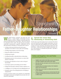W Father-Daughter Relationships Strengthening 1.