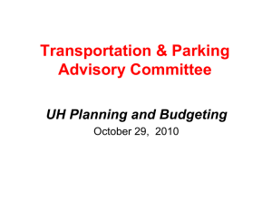 Transportation &amp; Parking p g Advisory Committee