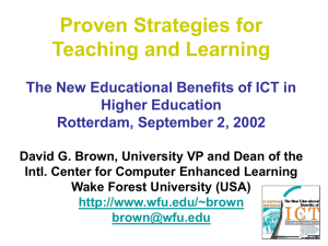 Proven Strategies for Teaching and Learning Higher Education