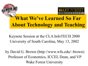 What We’ve Learned So Far About Technology and Teaching