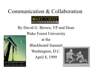 Communication &amp; Collaboration