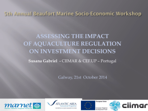 ASSESSING THE IMPACT OF AQUACULTURE REGULATION ON INVESTMENT DECISIONS