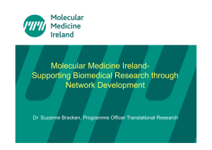 Molecular Medicine Ireland- Supporting Biomedical Research through