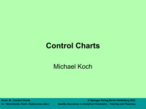 Control Charts Michael Koch