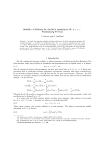 Stability of Solitons for the KdV equation in H Preliminary Version