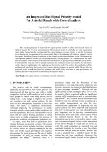 An Improved Bus Signal Priority model for Arterial Roads with Co-ordinations