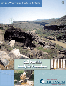 Soil Particle Analysis Procedure B-6175 8-05
