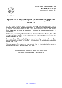 Court of Justice of the European Union PRESS RELEASE No 9/10