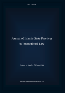 Journal of Islamic State Practices in International Law