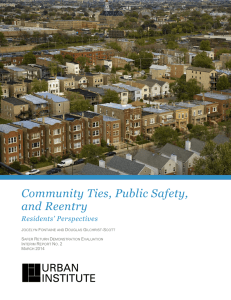 Community Ties, Public Safety, and Reentry Residents’ Perspectives