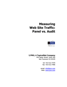 Measuring Web Site Traffic: Panel vs. Audit