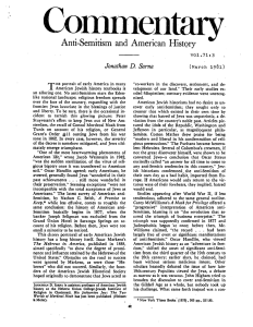 T Anti-Semitism  and  American  HistQry v0107113