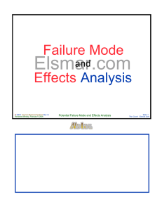 Elsmar.com Failure Mode Effects Analysis