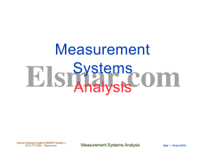 Elsmar.com Measurement Systems Analysis