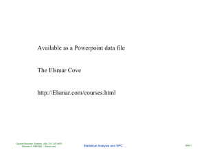 Available as a Powerpoint data file The Elsmar Cove