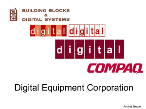 Digital Equipment Corporation Andrej Trebar