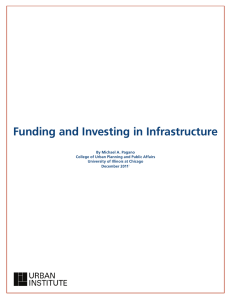 Funding and Investing in Infrastructure