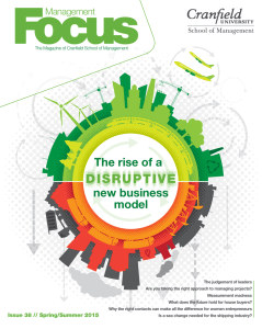 Focus The rise of a new business model