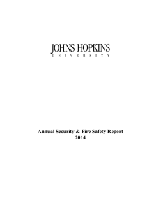 Annual Security &amp; Fire Safety Report 2014
