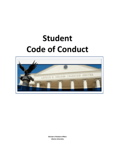 Student Code of Conduct  Division of Student Affairs