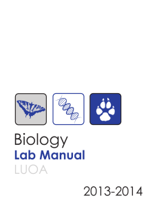i Biology Lab Manual LUOA