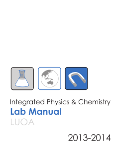 Lab Manual LUOA  2013-2014