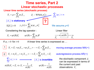 ?  Linear stochastic processes