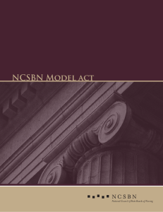 NCSBN Model act