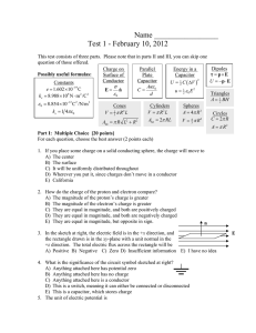 Name _________________ Test 1 - February 10, 2012