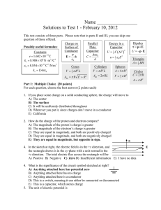 Name _________________ Solutions to Test 1 - February 10, 2012