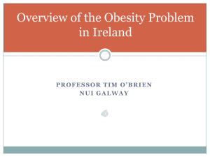 Overview of the Obesity Problem in Ireland