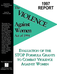 VIOLENCE Against 1997 REPORT