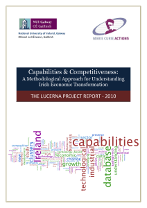 Capabilities &amp; Competitiveness: THE LUCERNA PROJECT REPORT - 2010 Irish Economic Transformation