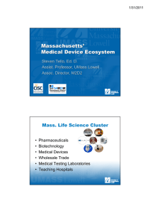 Massachusetts’ Medical Device Ecosystem