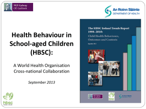 Health Behaviour in School-aged Children (HBSC):
