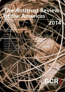 The Antitrust Review of the Americas 2014 Published by Global Competition Review