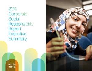 2012 Corporate Social Responsibility