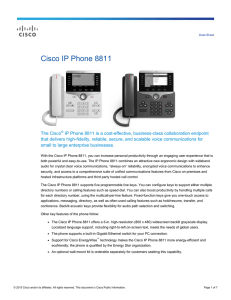 Cisco IP Phone 8811