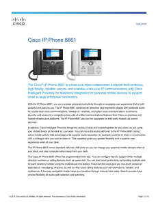 Cisco IP Phone 8861