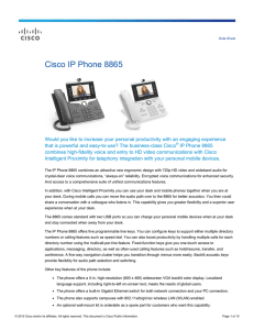 Cisco IP Phone 8865