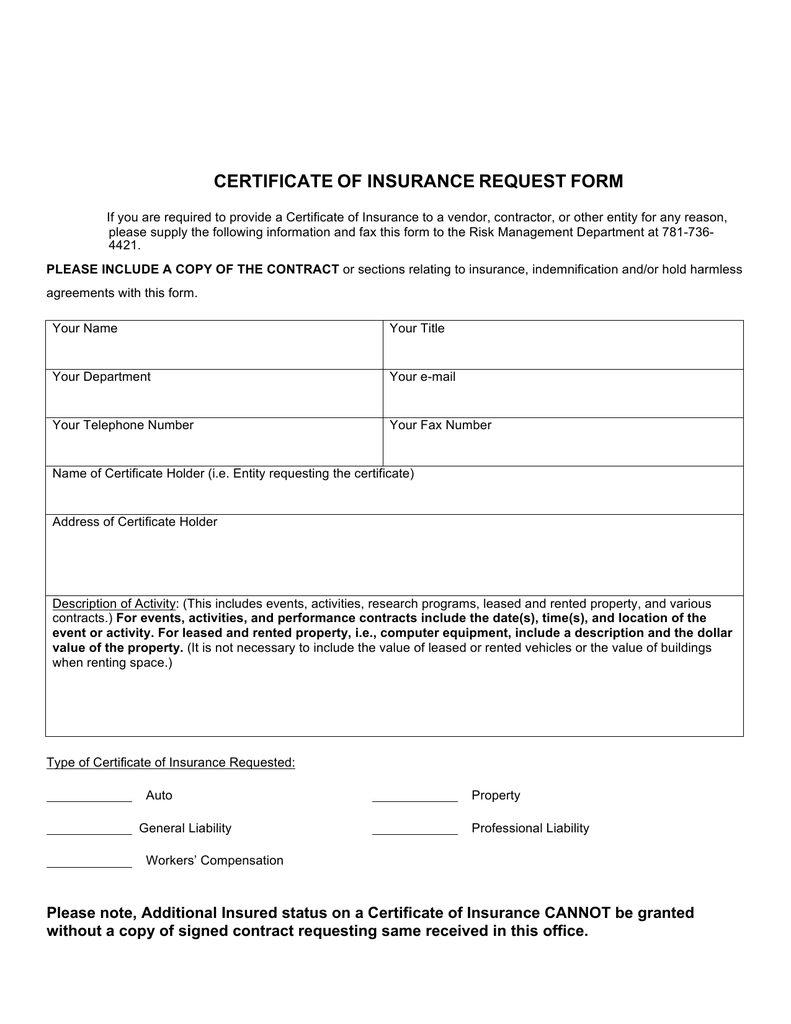 certificate-of-insurance-request-form