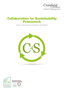 Collaboration for Sustainability Framework