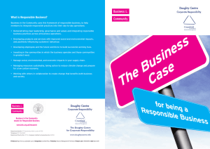 What is Responsible Business?