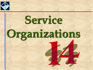 Service Organizations