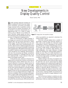 B New Developments in Display Quality Control Ehsan Samei, PhD