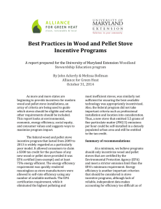 Best Practices in Wood and Pellet Stove Incentive Programs