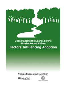 Factors Influencing Adoption Understanding the Science Behind Riparian Forest Buffers: