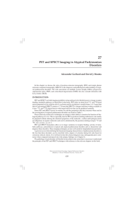 27 PET and SPECT Imaging in Atypical Parkinsonian Disorders