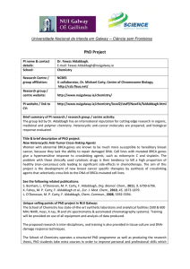 PhD Project    Universidade Nacional da Irlanda em Galway -- Ciência sem Fronteiras